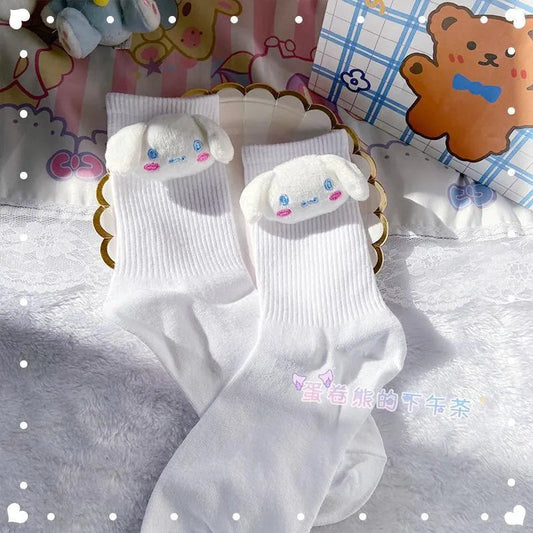 Sanrio Kuromi Doll Socks - Kawaii Anime Fashion - Anime - Socks - 2 - 2024