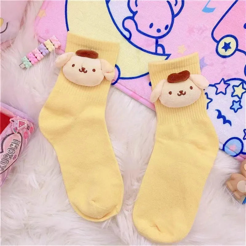 Sanrio Kuromi Doll Socks - Kawaii Anime Fashion - Anime - Socks - 6 - 2024