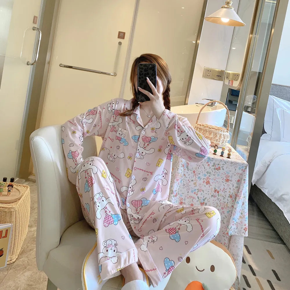 Sanrio Kuromi Women’s Pajama Set - 6 / M - Women’s Clothing & Accessories - Pajamas - 11 - 2024