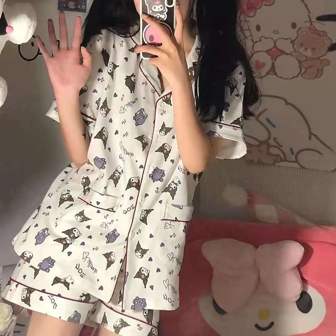 Sanrio Kuromi Women’s Pajama Set - 24 / M - Women’s Clothing & Accessories - Pajamas - 24 - 2024