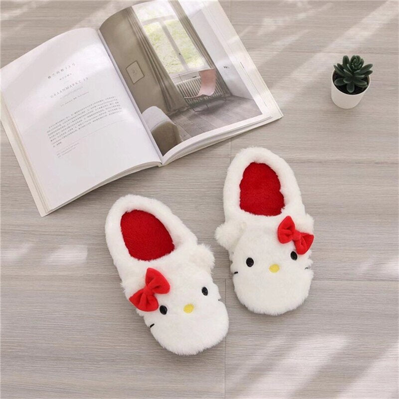 Sanrio Melody Kawaii Plush Slippers - Hello Kitty - Women’s Clothing & Accessories - Clothing - 4 - 2024