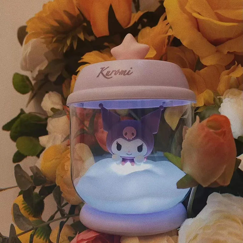 Sanrio Moon LED Light - Kuromi Cinnamonroll - Kawaii Bedroom Night Light - Kuromi with box 2 - Stationary & More