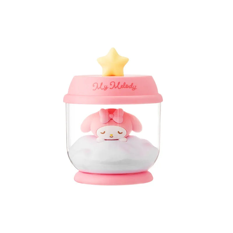 Sanrio Moon LED Light - Kuromi Cinnamonroll - Kawaii Bedroom Night Light - My melody with box 1 - Stationary & More