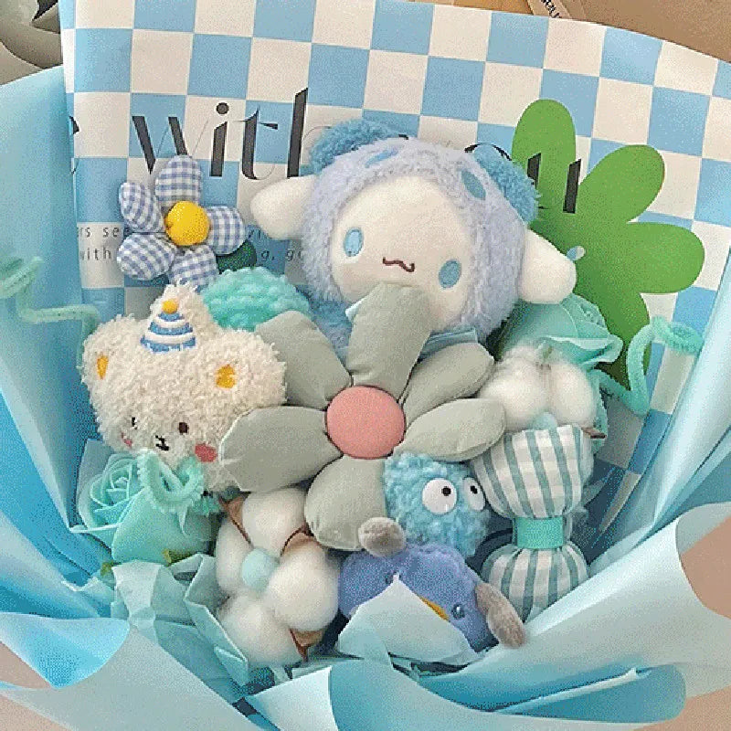 Sanrio Plush Bouquet - Kuromi & Cinnamoroll - Plushies - Toys - 4 - 2024