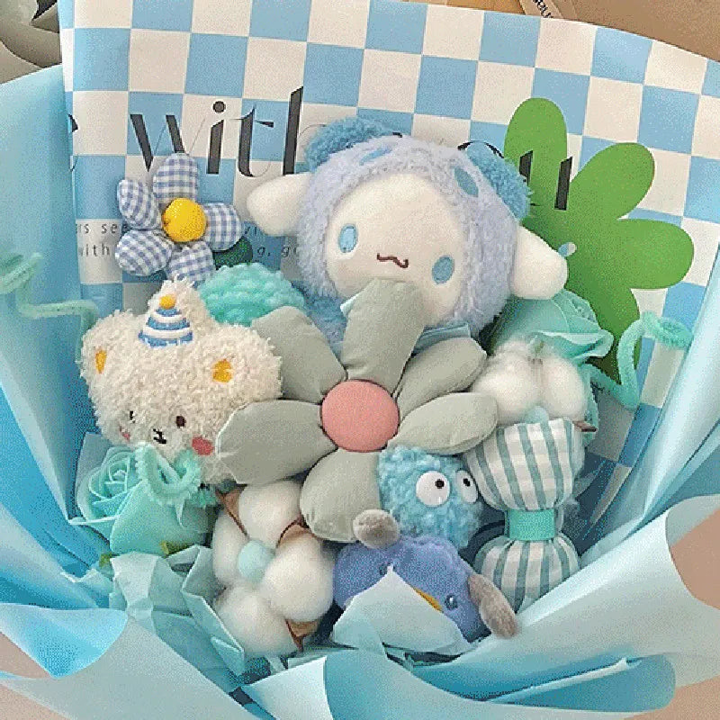 Sanrio Plush Bouquet - Kuromi & Cinnamoroll - Plushies - Toys - 6 - 2024