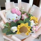 Sanrio Plush Flower Bouquet – Hello Kitty & Kuromi Gift Set - Christmas - Plushie - 5