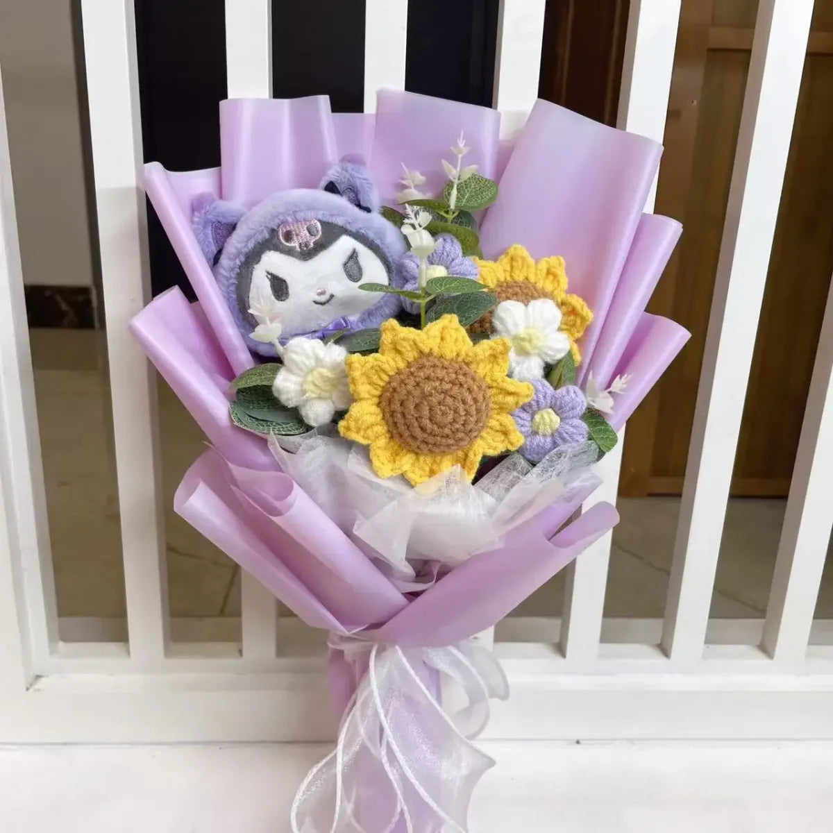 Sanrio Plush Flower Bouquet – Hello Kitty & Kuromi Gift Set - Christmas - Plushie - 11