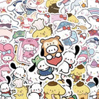 100pcs Sanrio Stickers - Cute Notebook & Ledger Decoration - Stationery & More - 2