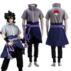 Sasuke Uchiha Cosplay Costume – Naruto Shippuden Outfit with Rope - Anime - Cosplay - 1