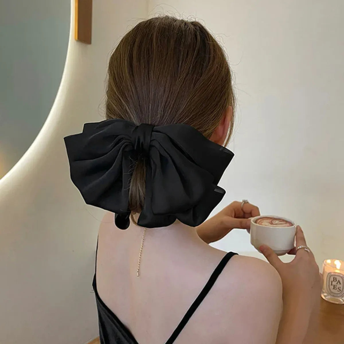 Satin Bow Ribbon Hair Clip - Best Sellers - Hair Accessories - 1