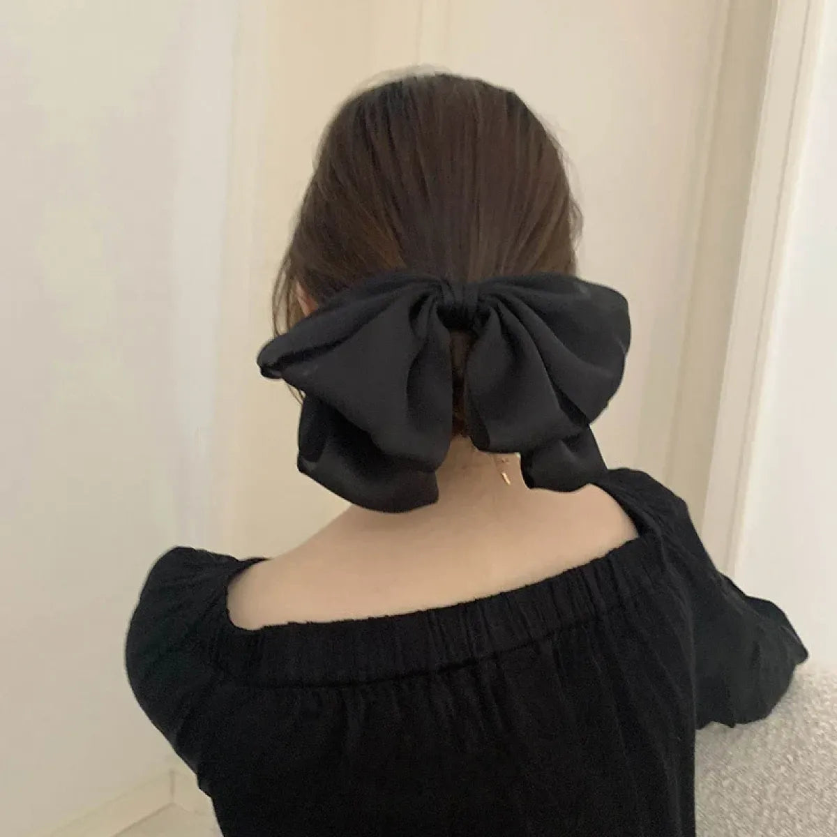 Satin Bow Ribbon Hair Clip - Best Sellers - Hair Accessories - 5