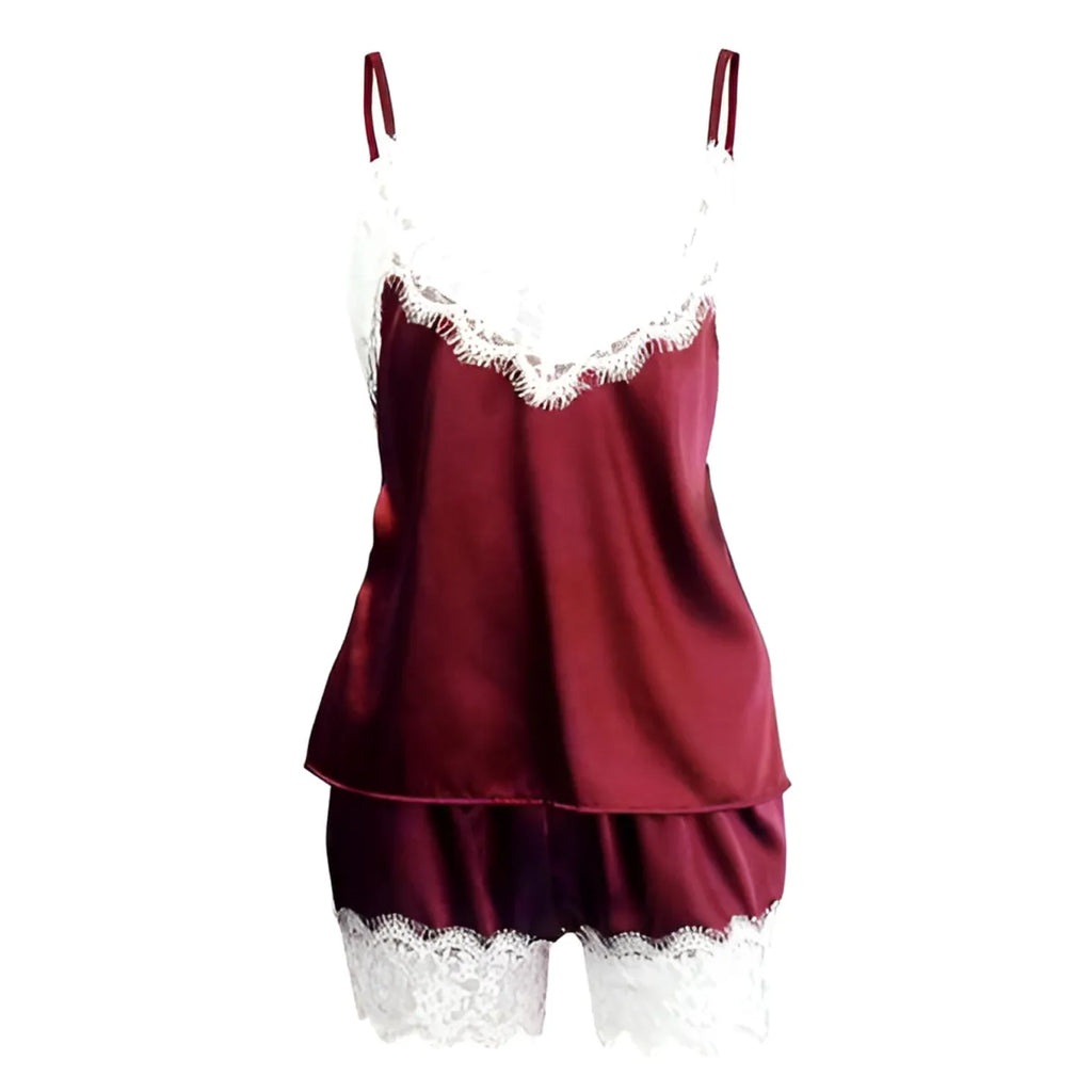 Satin Sleepwear Set - Women’s Clothing & Accessories - 15