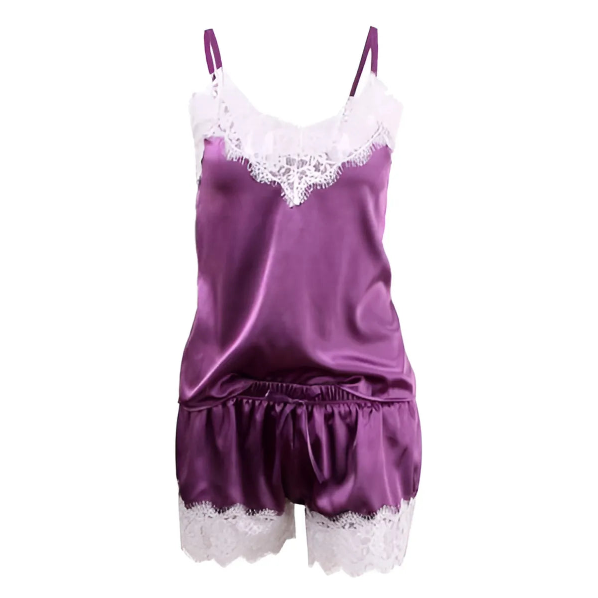 Satin Sleepwear Set - Women’s Clothing & Accessories - 16