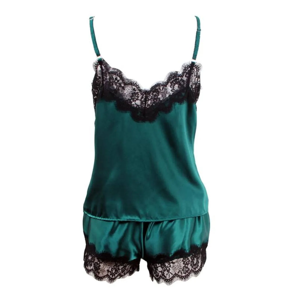Satin Sleepwear Set - Women’s Clothing & Accessories - 2