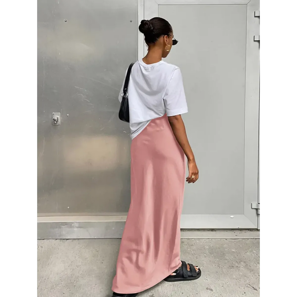Elegant Satin Trumpet Skirt - Bottoms - Shirts - 7