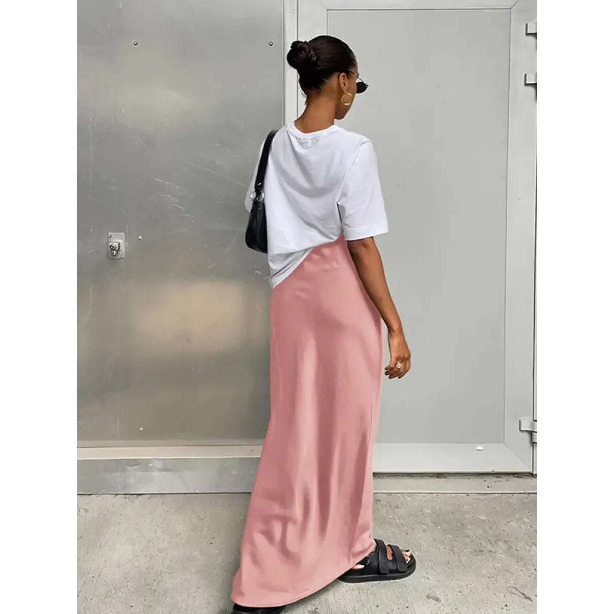 Elegant Satin Trumpet Skirt - Bottoms - Shirts - 7