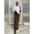 Elegant Satin Trumpet Skirt - Bottoms - Shirts - 9