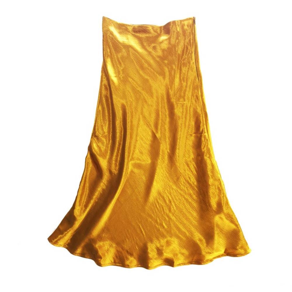 Satin Trumpet Skirt - Bottoms - Shirts & Tops - 8 - 2024