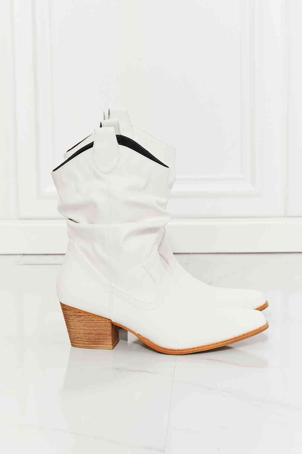 Better in Texas Scrunch Cowboy Boots in White - All Products - Shoes - 5 - 2024