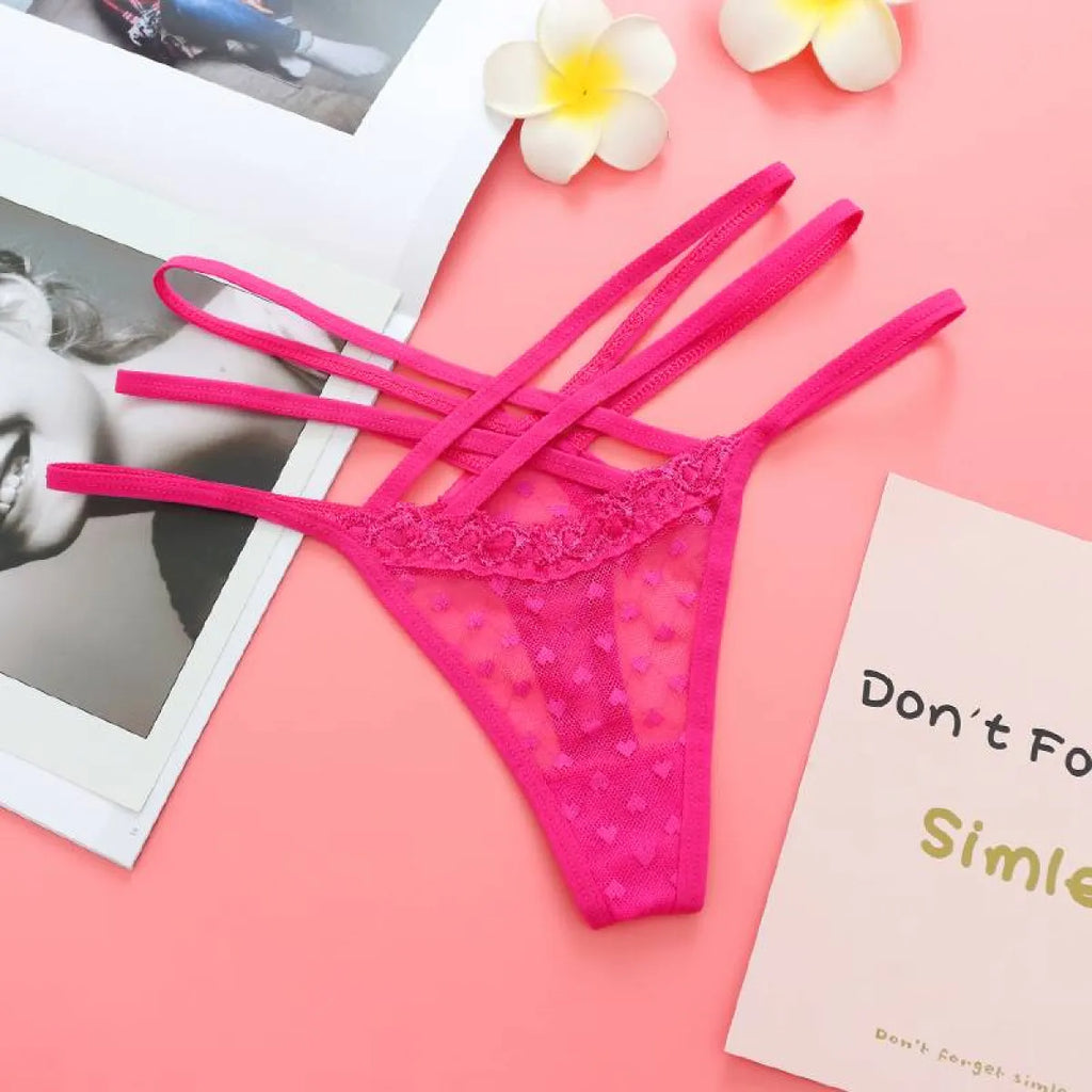 Seamless Elastic Thongs - Women’s Clothing & Accessories - 5