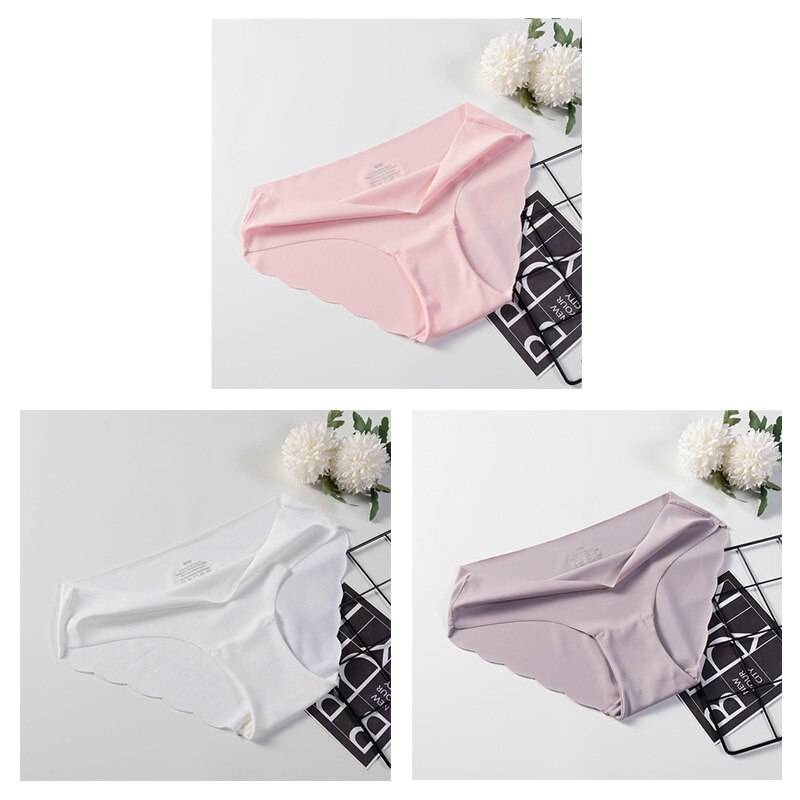 Low-Rise Seamless Panties Set - 3 Pcs - set 16 / L / Nearest Warehouse - Women’s Clothing & Accessories - Underwear