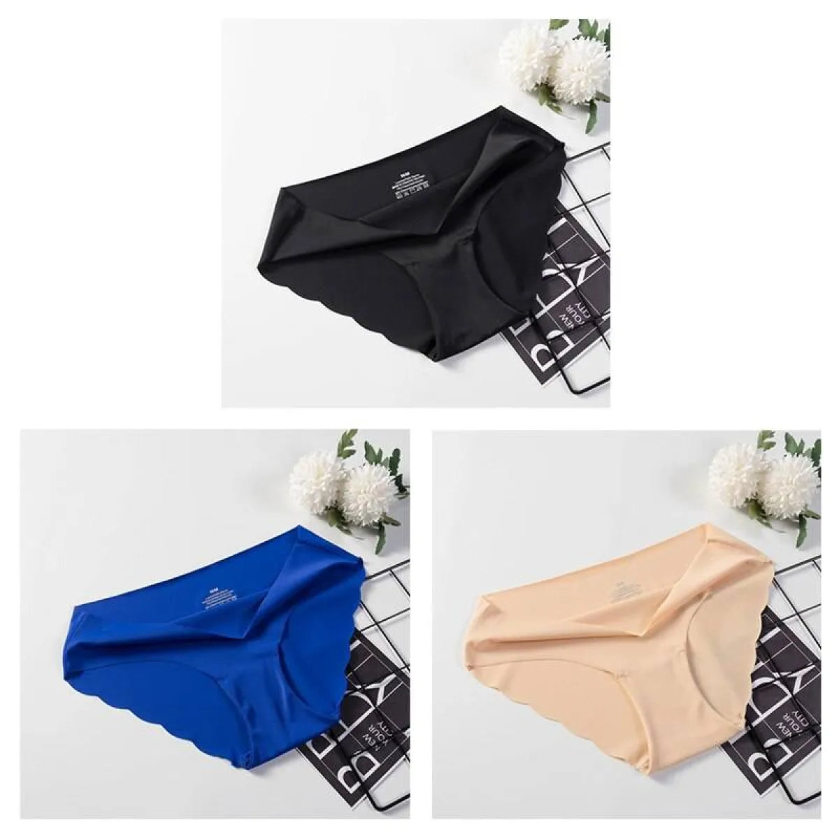 Low-Rise Seamless Panties Set - 3 Pcs - Women’s Clothing & Accessories - 21