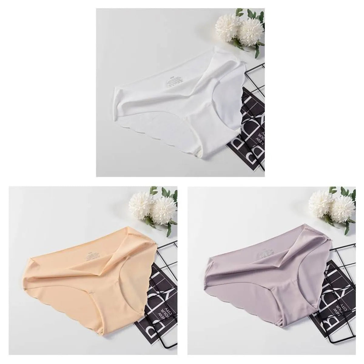 Low-Rise Seamless Panties Set - 3 Pcs - Women’s Clothing & Accessories - 22