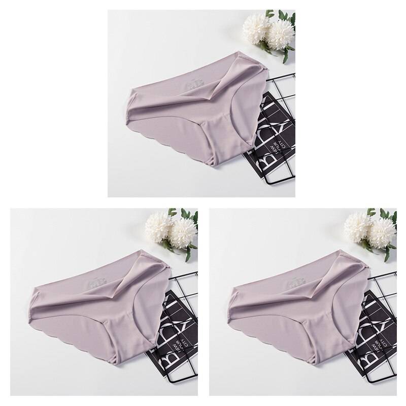 Low-Rise Seamless Panties Set - 3 Pcs - set 11 / L / Nearest Warehouse - Women’s Clothing & Accessories - Underwear