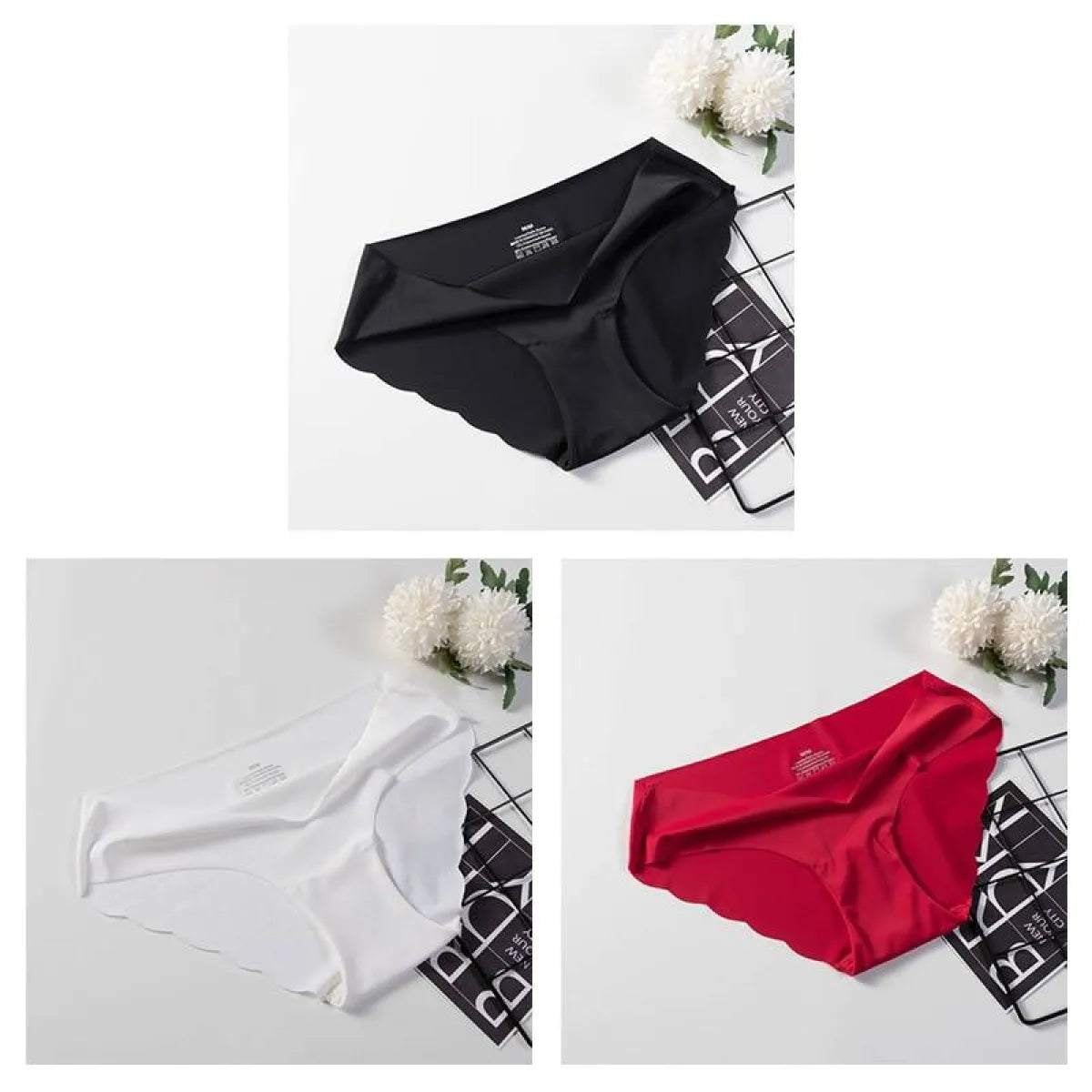Low-Rise Seamless Panties Set - 3 Pcs - Women’s Clothing & Accessories - 25