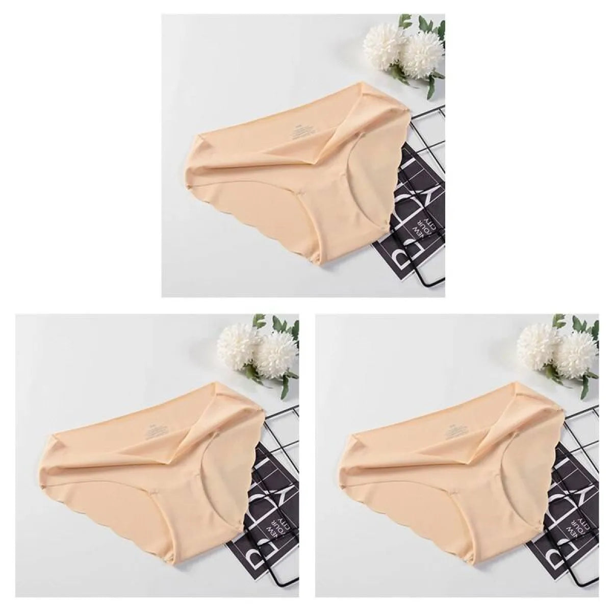 Low-Rise Seamless Panties Set - 3 Pcs - Women’s Clothing & Accessories - 26