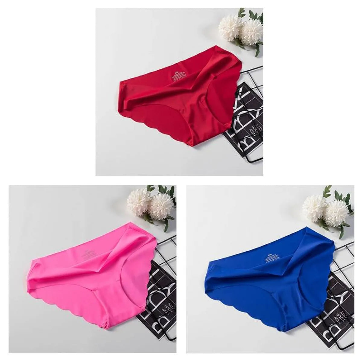 Low-Rise Seamless Panties Set - 3 Pcs - Women’s Clothing & Accessories - 28