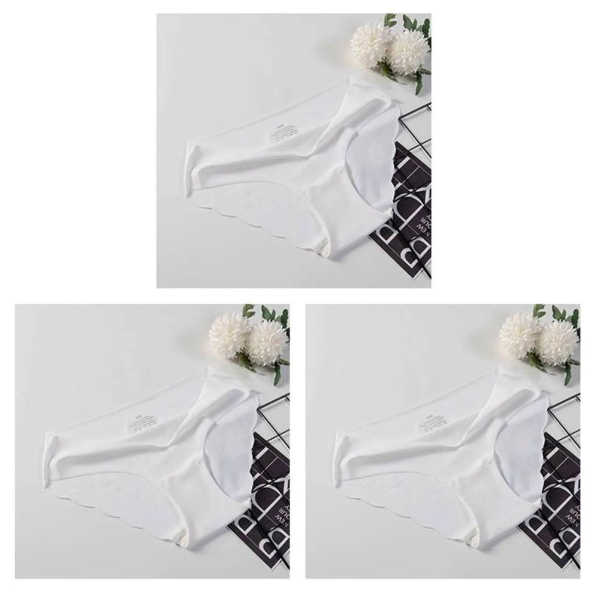 Low-Rise Seamless Panties Set - 3 Pcs - Women’s Clothing & Accessories - 30