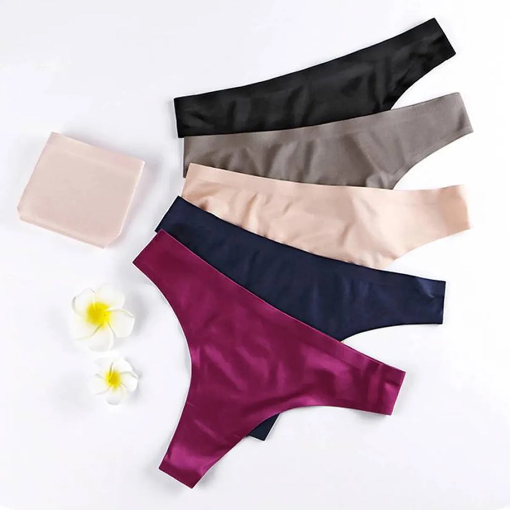 Set Of 3 Seamless Women’s Thongs - Women’s Clothing & Accessories - 1