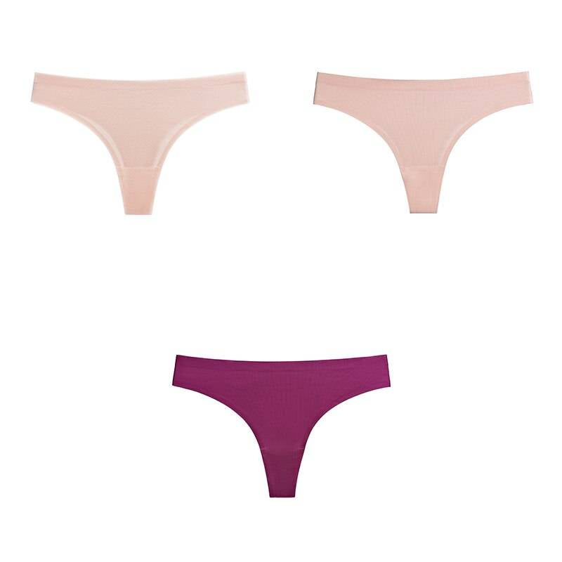 Set Of 3 Seamless Women’s Thongs - 20 / XL / China - Women’s Clothing & Accessories - Underwear & Socks - 19 - 2024