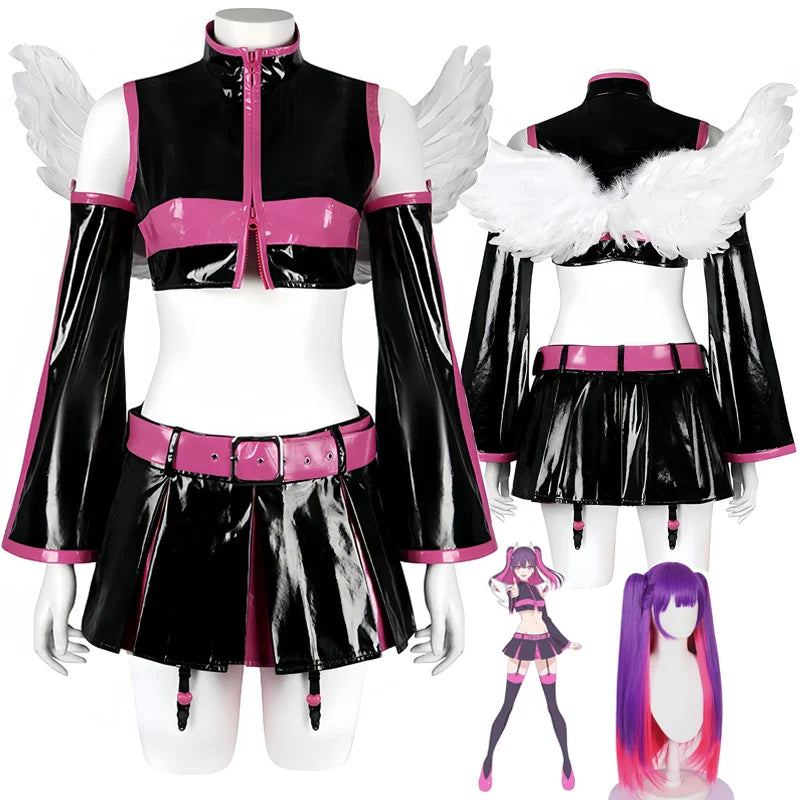 2.5D Seduction Miriella Cosplay Costume with Wings – Full Set - Anime - Dance Dresses Skirts & Costumes - 2024 - 1