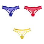 Set Of 3 See-Through Sports Thongs - Women’s Clothing & Accessories - 14