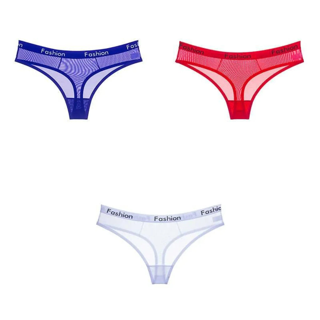Set Of 3 See-Through Sports Thongs - Women’s Clothing & Accessories - 15