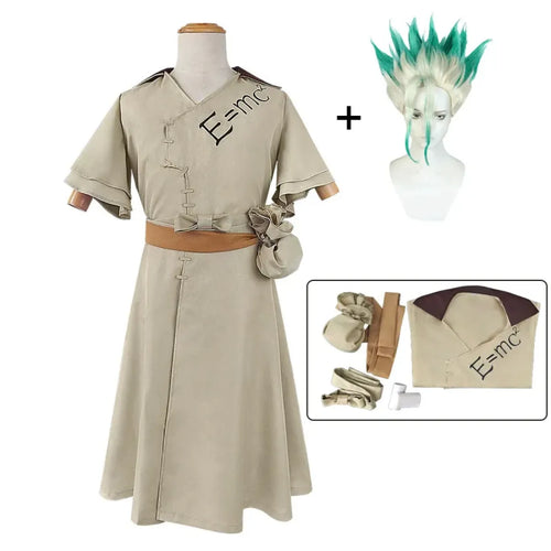 Senku Ishigami Cosplay Costume with Wig Set - Cosplay - Cosplay - 1
