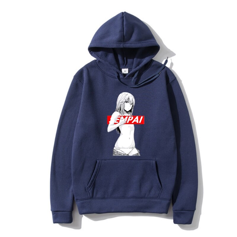 Unisex Senpai Hoodies - Dark Blue / S - Women’s Clothing & Accessories - Pants - 8 - 2024