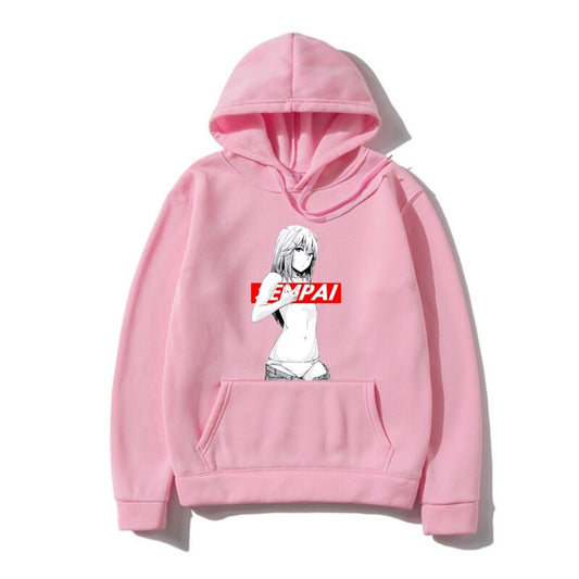 Unisex Senpai Hoodies - Pink / S - Women’s Clothing & Accessories - Pants - 7 - 2024