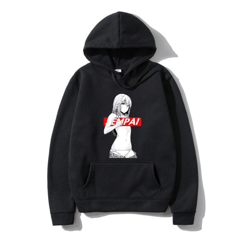 Unisex Senpai Hoodies - Black / S - Women’s Clothing & Accessories - Pants - 17 - 2024