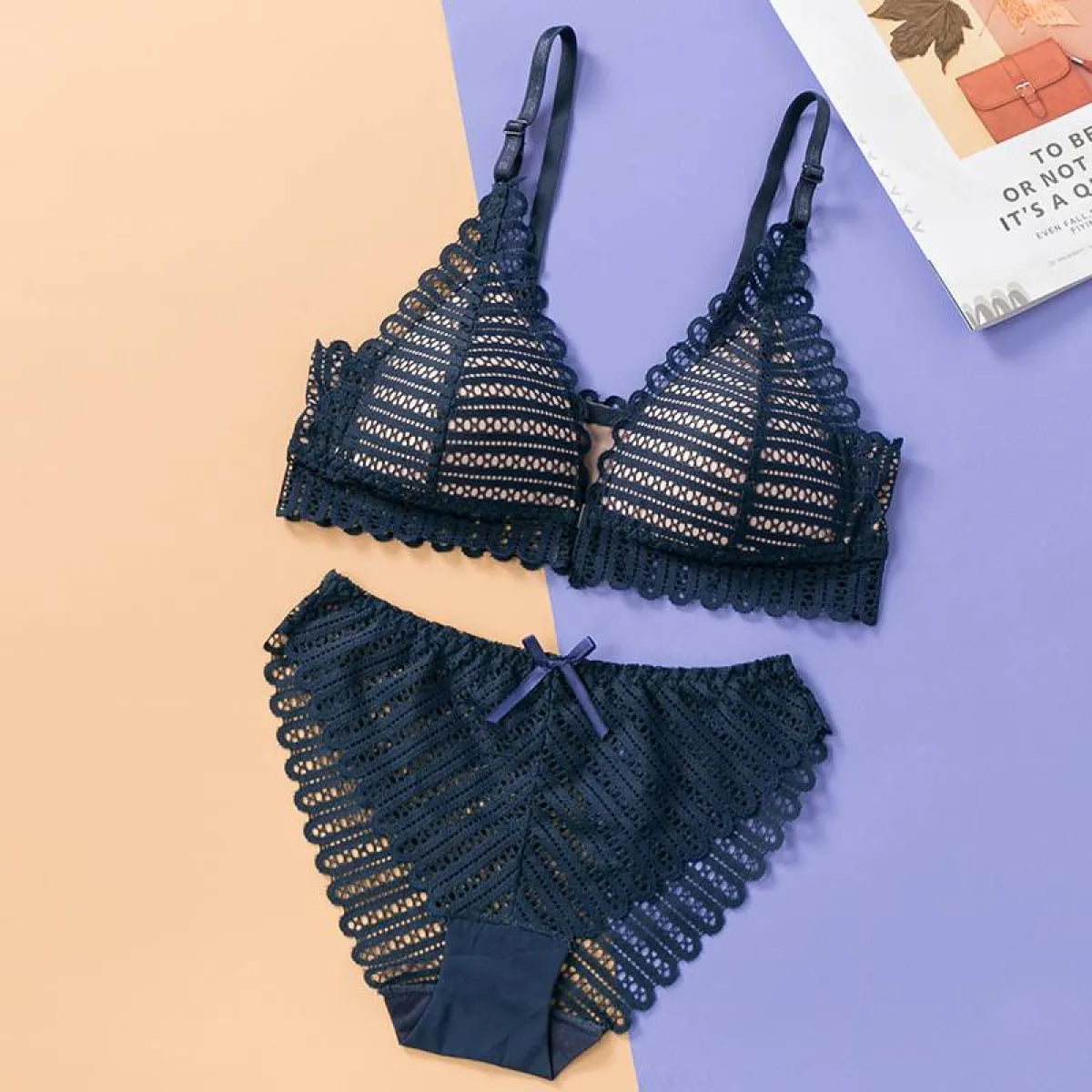 Backless Bra and Panty Set - Women’s Clothing & Accessories - 11