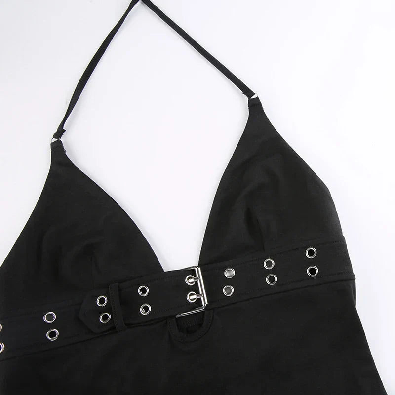 Buckle Halter Top - Sexy Backless Fashion - Tops - Shirts & Tops - 13 - 2024