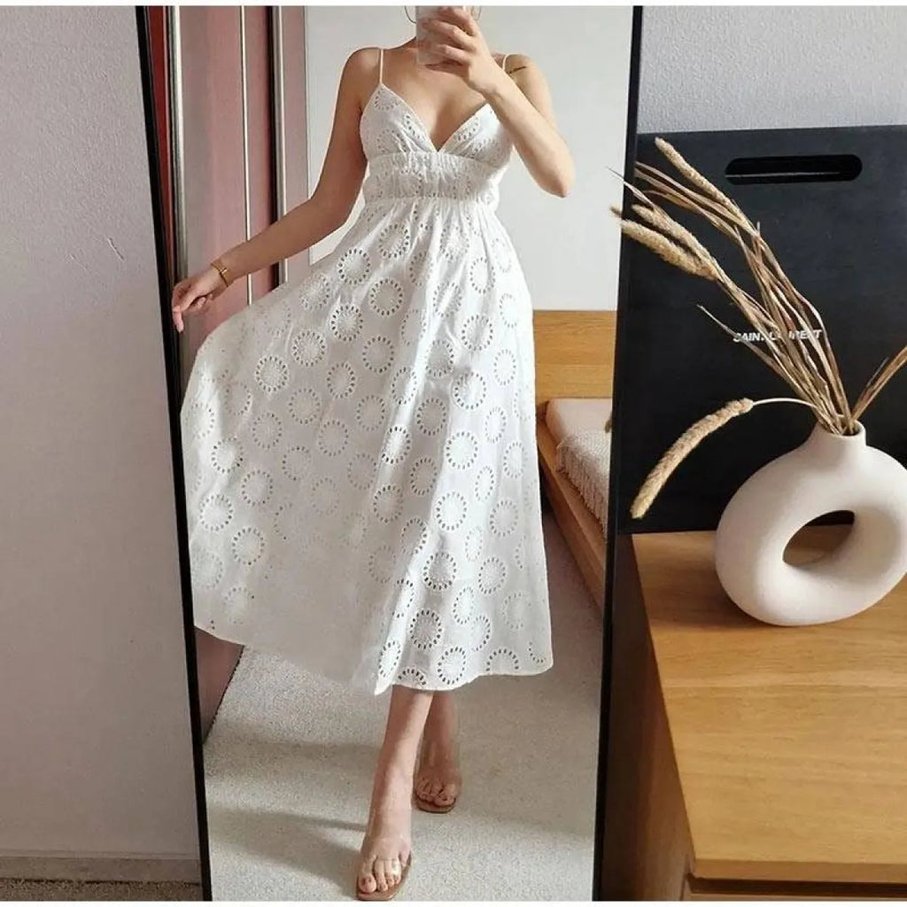 Sexy Backless Lace Dress - All Dresses - 13