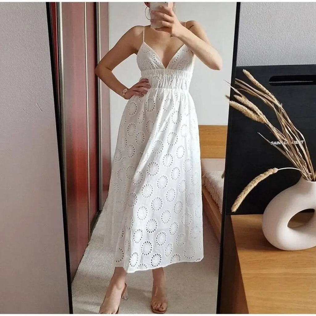 Sexy Backless Lace Dress - All Dresses - 14