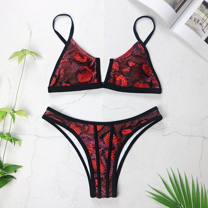 Sexy Bandeau Bikinis - Red / S - Women’s Clothing & Accessories - Underwear - 41 - 2024