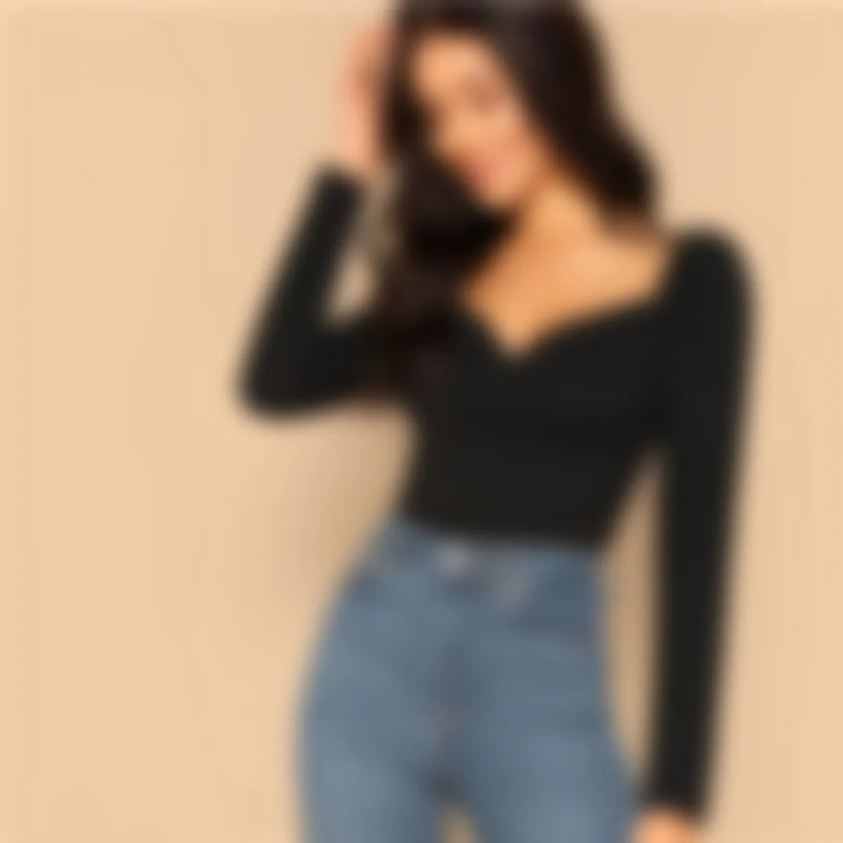Women’s Sexy Black Heart Shaped Top - Best Sellers - 6