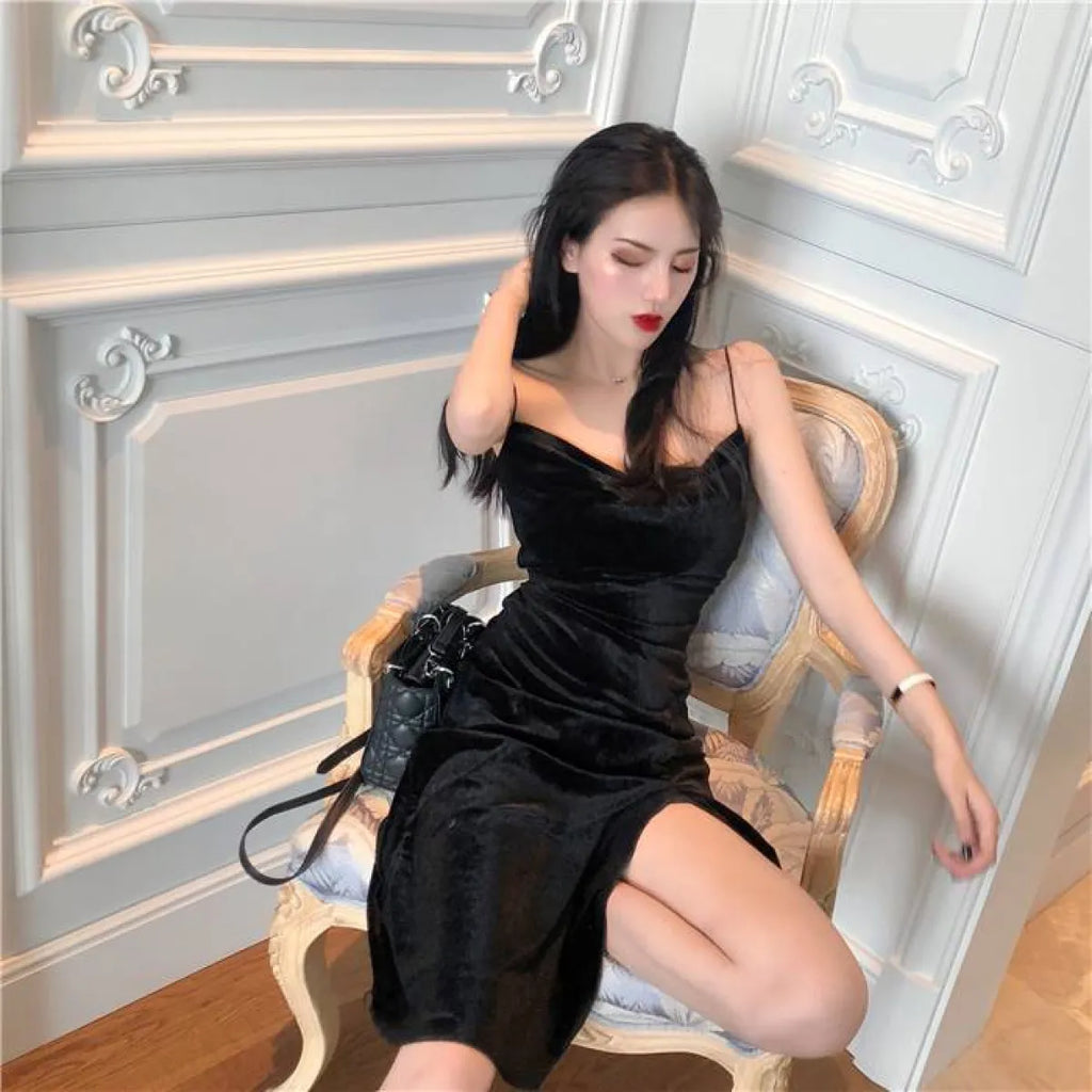 Sexy Bodycon Dress In Vintage Style - All Dresses - 10