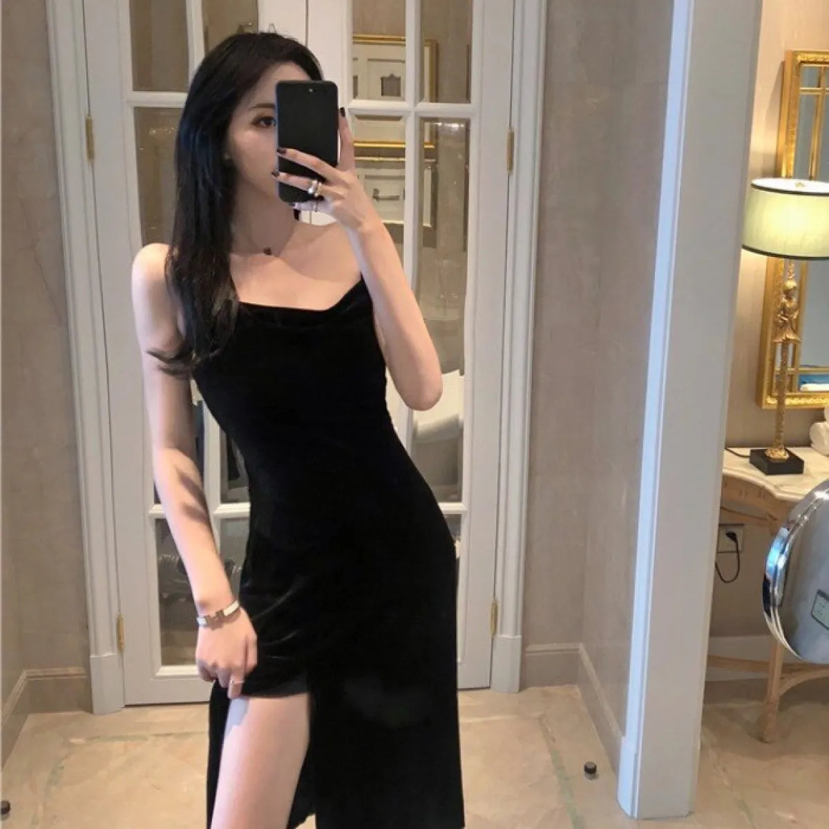 Sexy Bodycon Dress In Vintage Style - All Dresses - 2