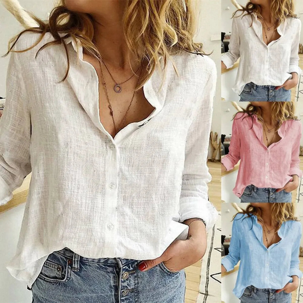 Sexy Button Down - T-Shirts - 12